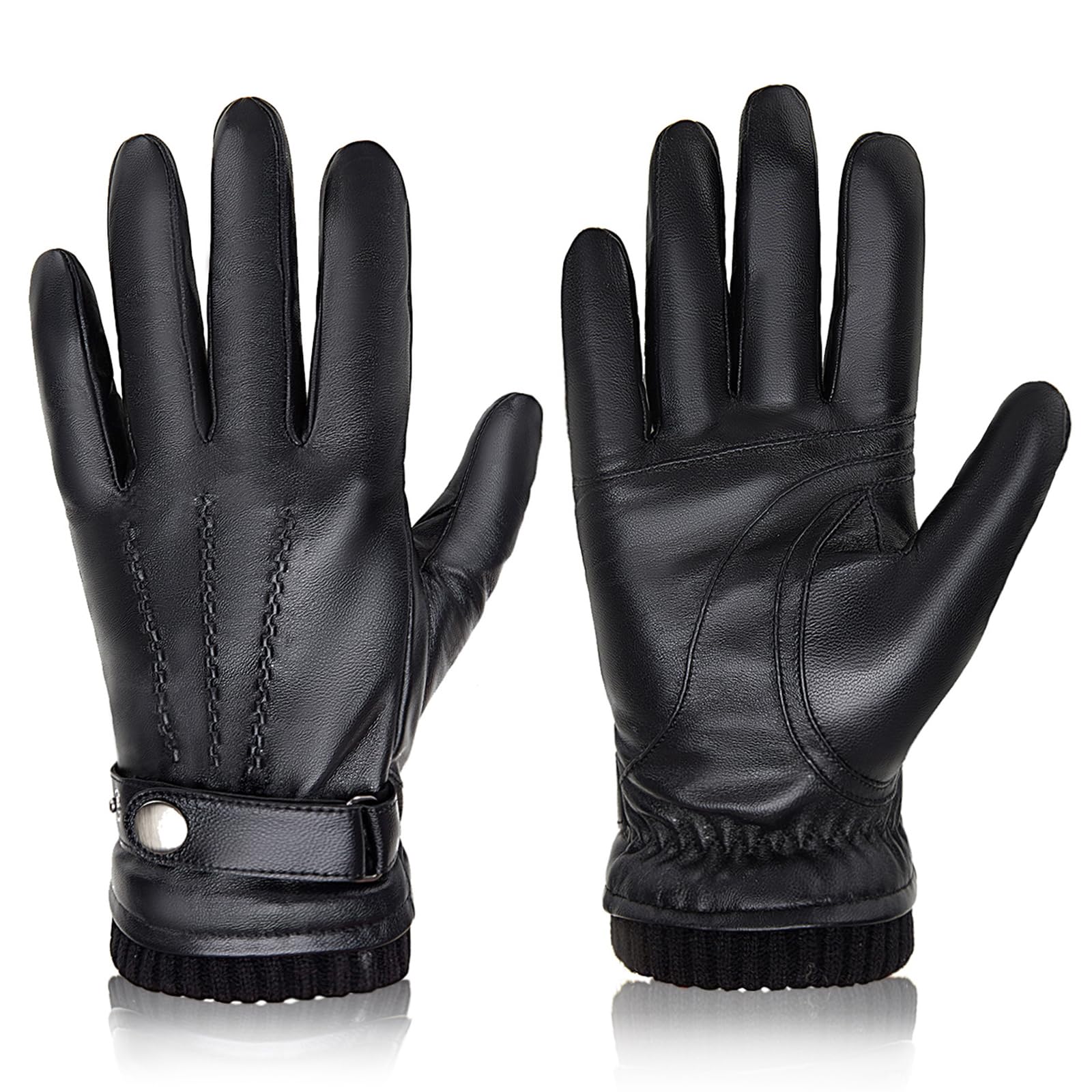 BISON DENIM Men's Sheepskin Gl - Leather Driving Glove review and price