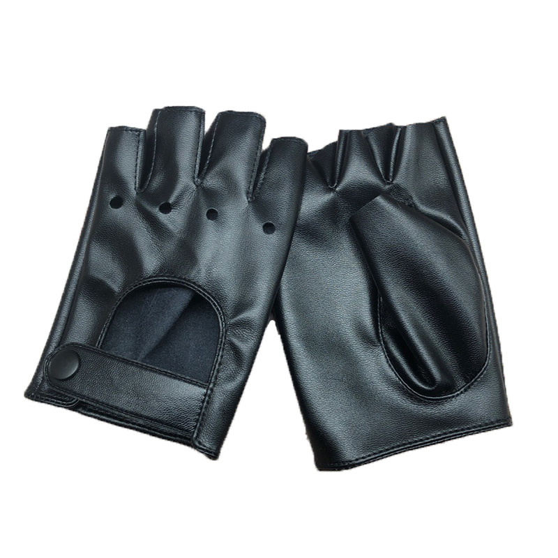 Women Punk Nightclub Hip Hop S - Leather Driving Glove review and price