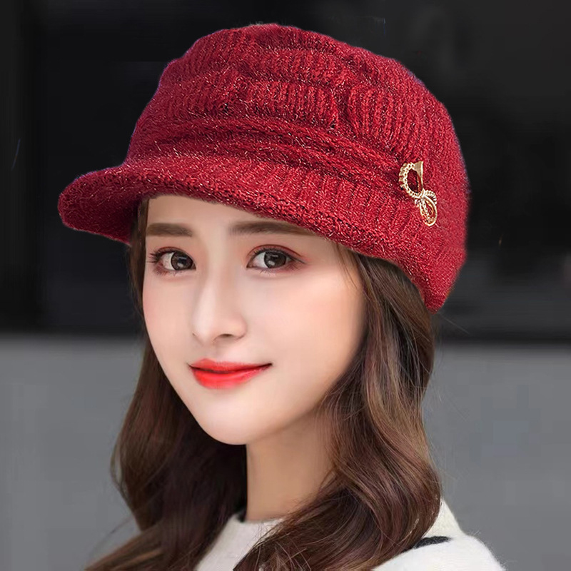 Winter Warm Hat Knitted Hat Ca - Wool Glove Lined review and price