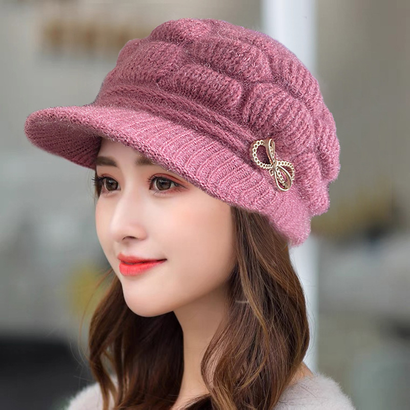 Winter Warm Hat Knitted Hat Ca - Wool Glove Lined review and price