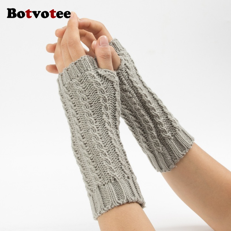 Botvotee Y2k Half Finger Winte - Fingerless Glove Knit review and price